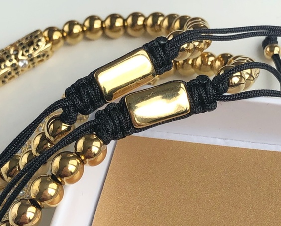 18K Gold Filled Gold Bead Bracelets – Elliott Claire Co.