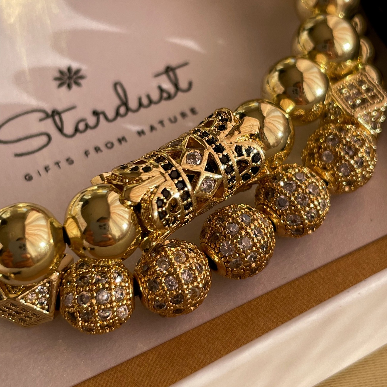 Shamballa Jewels Men's 18K Rose Gold & Diamond Cuff Bracelet, Men's, Small, Men's Jewelry Men's Bracelets