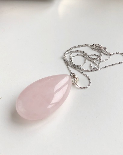 Rose Quartz necklace for women