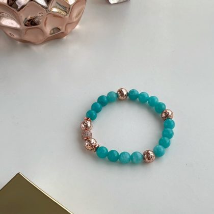 Amazonite bracelet Stardust gift