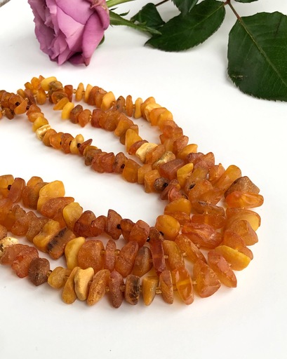 Baltic amber necklace 40cm