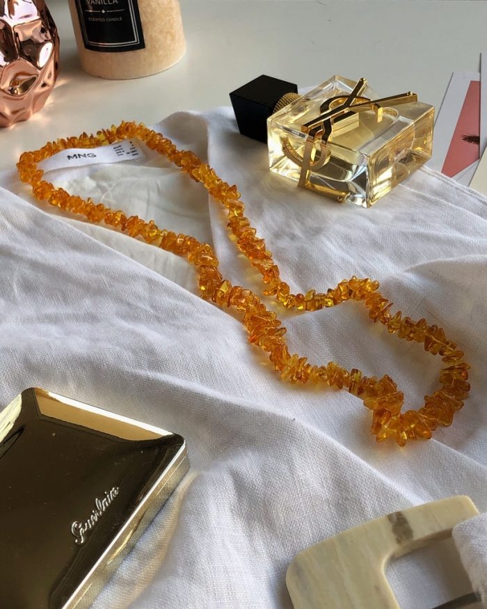 Luxury Baltic Amber necklace Stardust Boutique