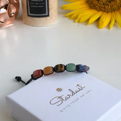 Seven Chakra bracelet unisex