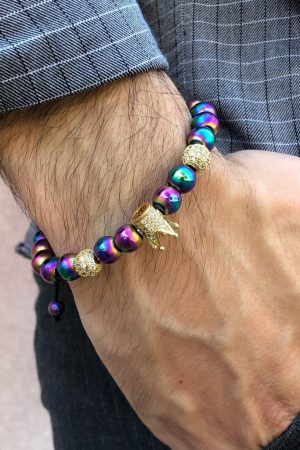 Crown bracelet men