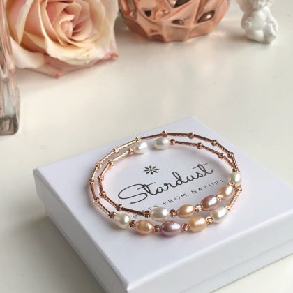 Wired Pearl bracelets