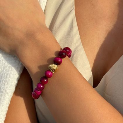 Pink tiger bracelet stylish gift for her