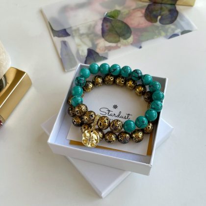 Handmade Turquoise bracelet set