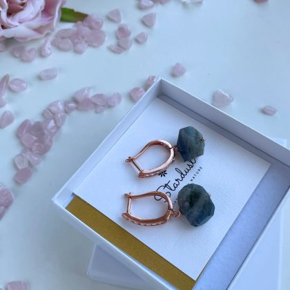 Luxury Labradorite earrings handmade