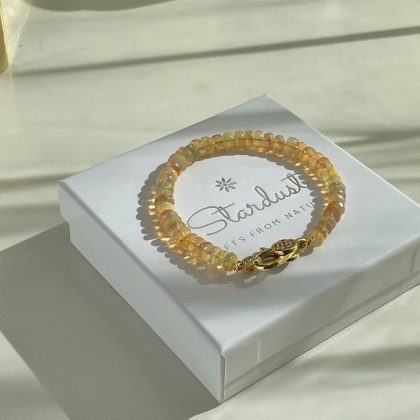 Luxury Fire Opal bracelet for her