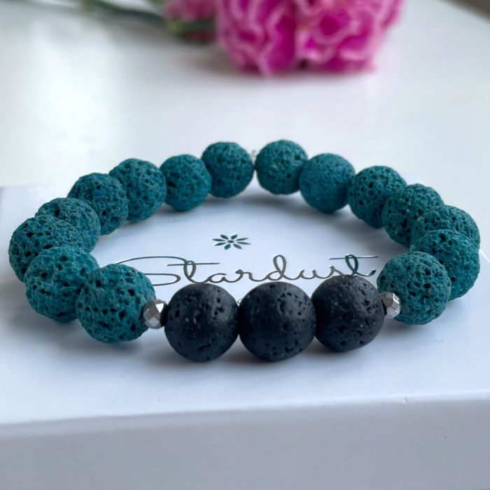 Blue Lava stone bracelet for women