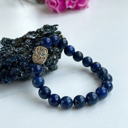 Natural Lapiz Lazuli bracelet women
