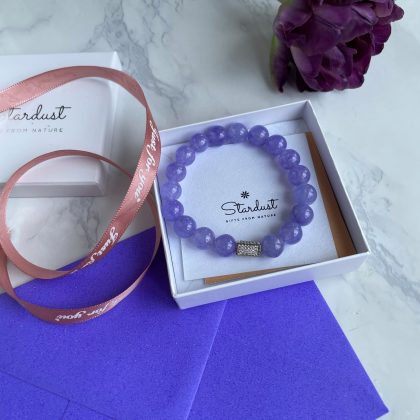 Anniversary gift for woman - purple bracelet