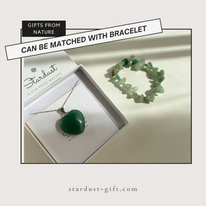 Green jade jewelry set