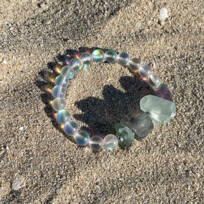 Mermaid glass bracelet