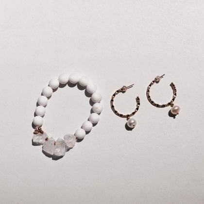 White coral bracelet luxury