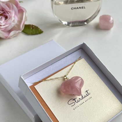 Luxury heart pendant in gift box
