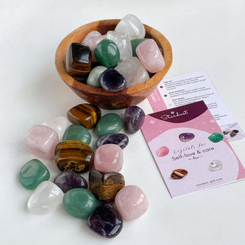 Mix of natural stones for self love