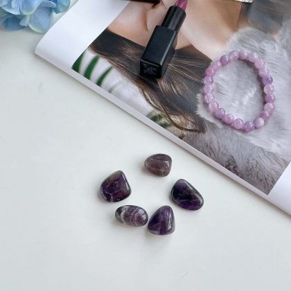 Purple Amethyst pocket stones