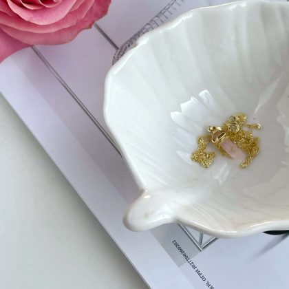 Tiny luxury Rose Quartz prism pendant, Madagascar Rose Quartz AAA+, gold filled chain, premium gift for her