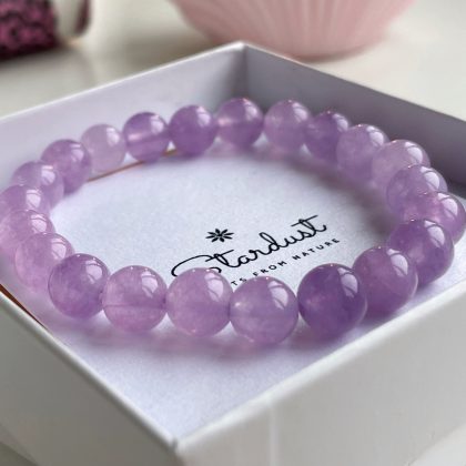 Lavender amethyst bracelet