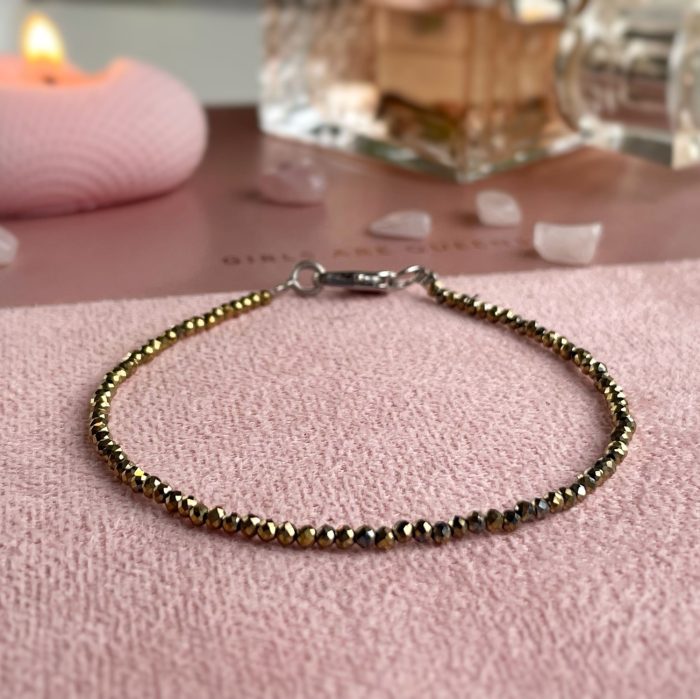 Luxury Golden Hematite bracelet gift