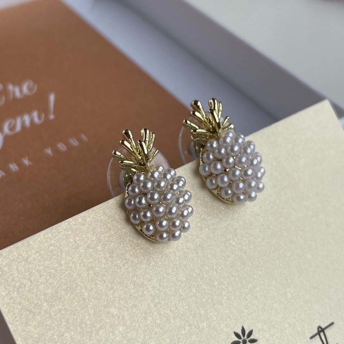 Small Pineapple Stud Earrings