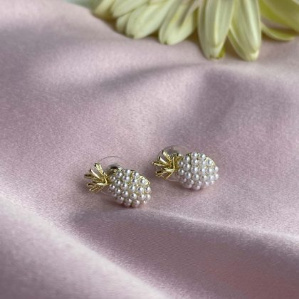 Small Pineapple earrings gift for her