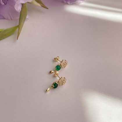 Jade earrings gift for girl