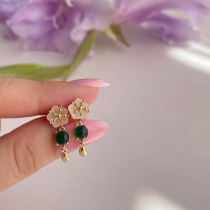 Sweet Jade earrings gift