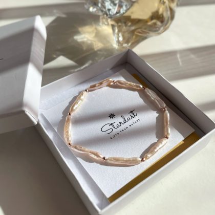 Luxury Christmas gift - baroque pearl bracelet