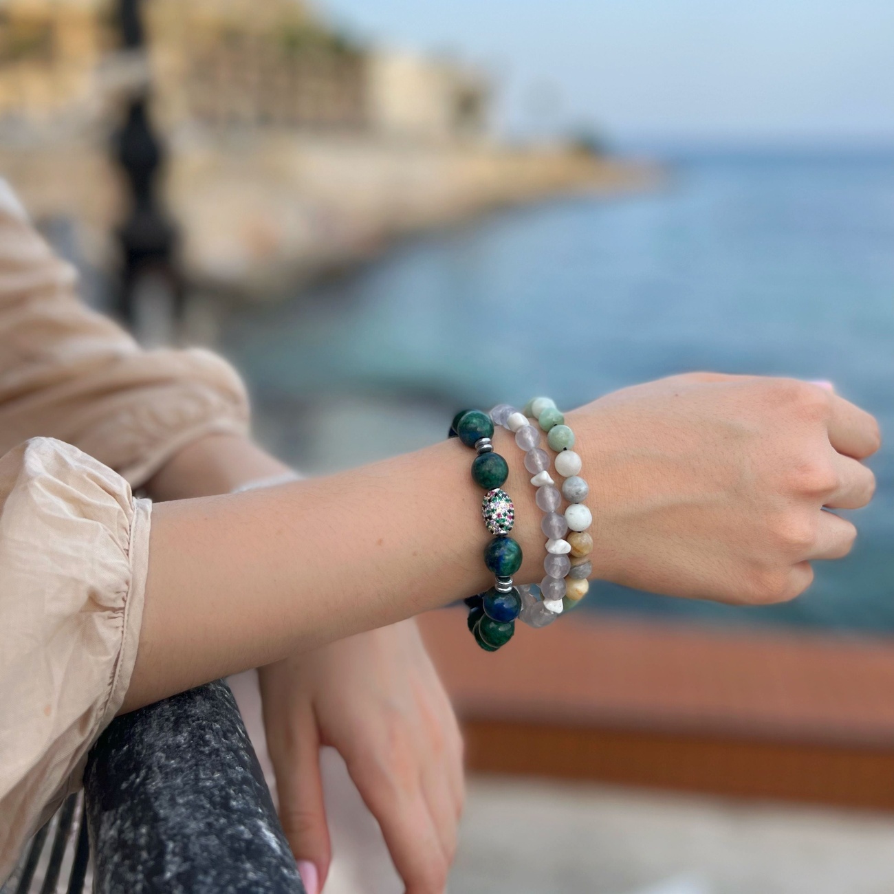 Amazon.com: Men's Stone Bracelet, Lava, Sodalite, and Matte Lapis Lazuli  Bracelet, Designer Beads Bracelet Men : Handmade Products