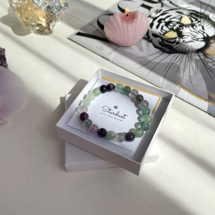 best gift for girlfriend Rainbow Fluorite Bracelet