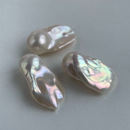 Large Baroque pearl pendants