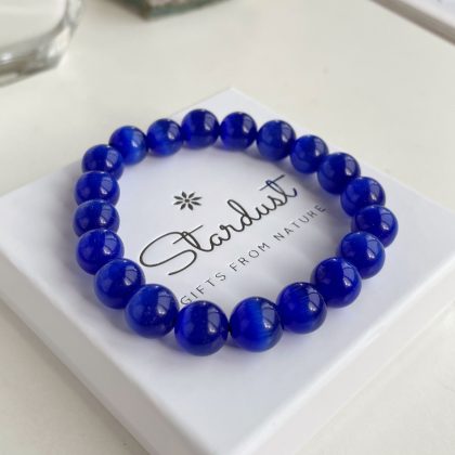 Blue Cat eye bracelet for woman