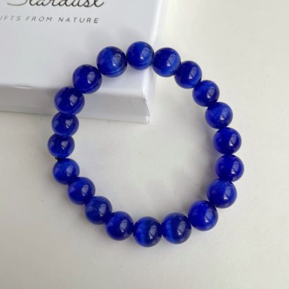 Bright Blue Cat eye bracelet for woman