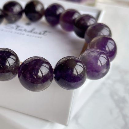 Large Dark purple amethyst bracelet