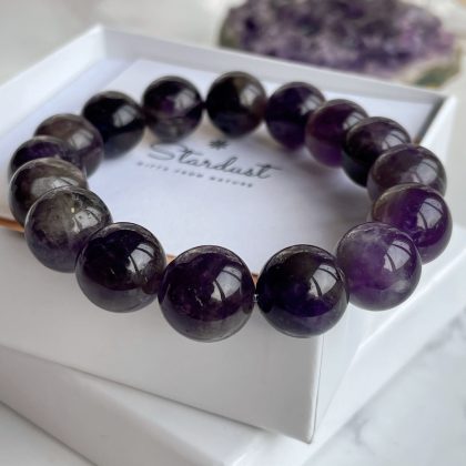 Luxury Dark purple amethyst bracelet
