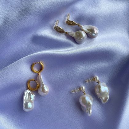 Baroque pearl earrings Stardust