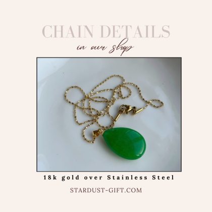 green jade steel chain