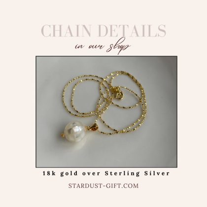 shell star silver chain